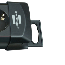 Brennenstuhl Premium-Line Steckdose, 6-fach, schwarz, 3m Kabel,  max. 3680W